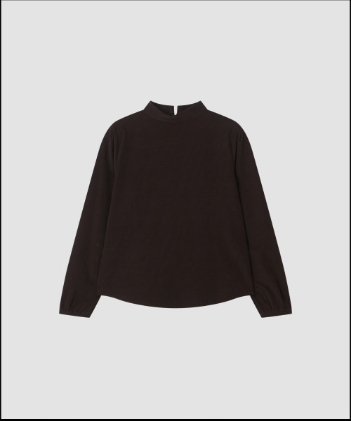 THE LILLE(ザ リル)の「Kylie Corduroy Blouse_Brown(シャツ/ブラウス・レディース・その他・FREE)」の2枚目の写真