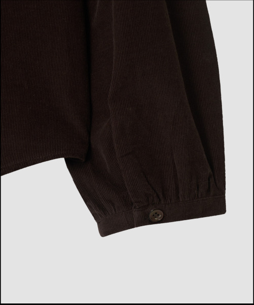 THE LILLE(ザ リル)の「Kylie Corduroy Blouse_Brown(シャツ/ブラウス・レディース・その他・FREE)」の5枚目の写真