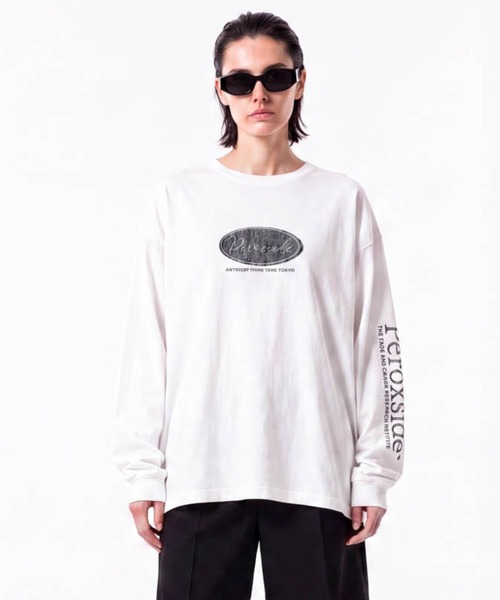 Children of the discordance(チルドレン オブ ザ ディスコ-ダンス)の「【Peroxside/ペルオキシド】H2O2 LONG SLEEVE TEE(Tシャツ/カットソー・メンズ・ホワイト/ブラック・1/3/2)」の2枚目の写真