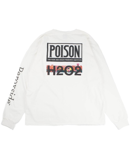 Children of the discordance(チルドレン オブ ザ ディスコ-ダンス)の「【Peroxside/ペルオキシド】H2O2 LONG SLEEVE TEE(Tシャツ/カットソー・メンズ・ホワイト/ブラック・1/3/2)」の3枚目の写真