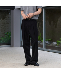 26 SS ツーピンタックセミワイドバイオウォッシュドコットンパンツ (3カラー)