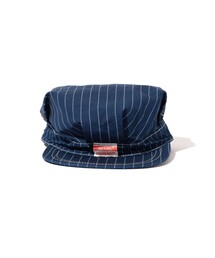 BEAMS PLUS（ビームスプラス）の「Work cap Indigo 3P Oxford Discharge Print Degreasing Wash（キャップ）」