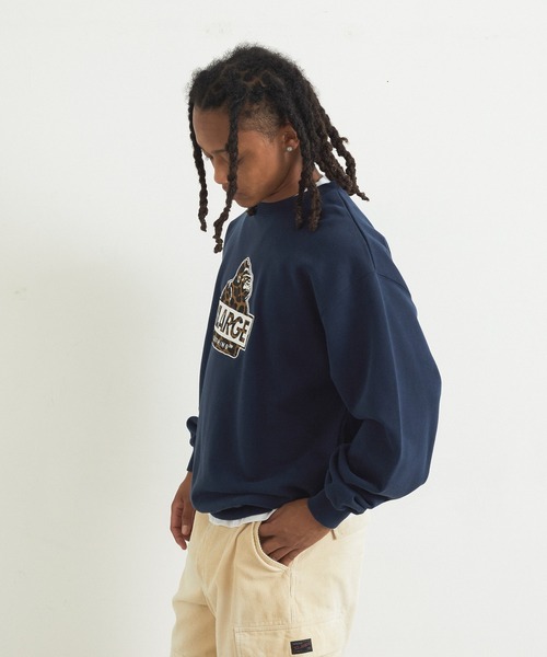 XLARGE(エクストララージ)の「SLANTED OG CREWNECK SWEATSHIRT(スウェット・メンズ・グレー/ブラック/グリーン/ネイビー・S/M/L/XL)」の17枚目の写真