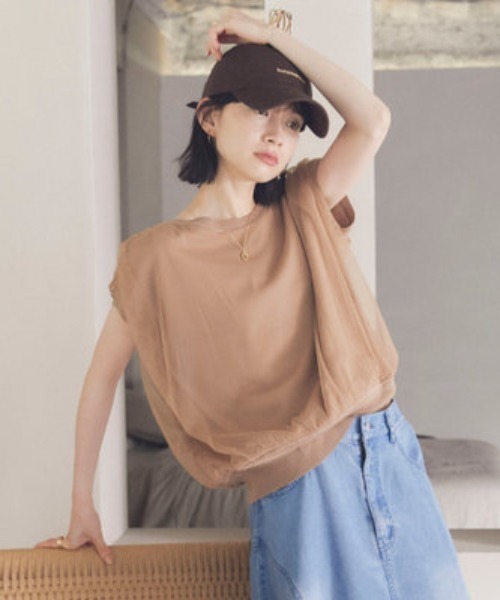 Doux archives(ドゥアルシーヴ)の「オーバーチュールフレンチニット(Tシャツ/カットソー・レディース・アイボリー・FREE)」の14枚目の写真