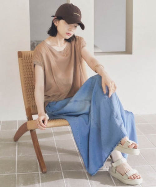 Doux archives(ドゥアルシーヴ)の「オーバーチュールフレンチニット(Tシャツ/カットソー・レディース・アイボリー・FREE)」の18枚目の写真