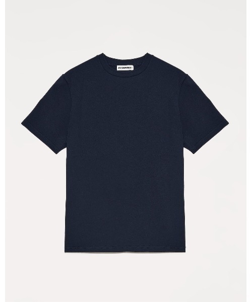 JIL SANDER（ジルサンダー）の「T-SHIRT CN SS W/LH（Tシャツ/カットソー・レディース・ネイビー・XS/S/M/L）」の2枚目の写真