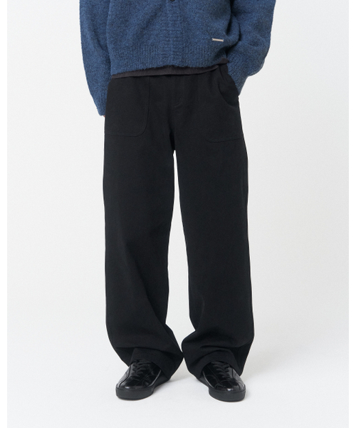 MISEKISEOUL MEN(ミセキソウルメンズ)の「Semi wide fatigue pants BLACK(その他パンツ・メンズ・その他・3)」の1枚目の写真