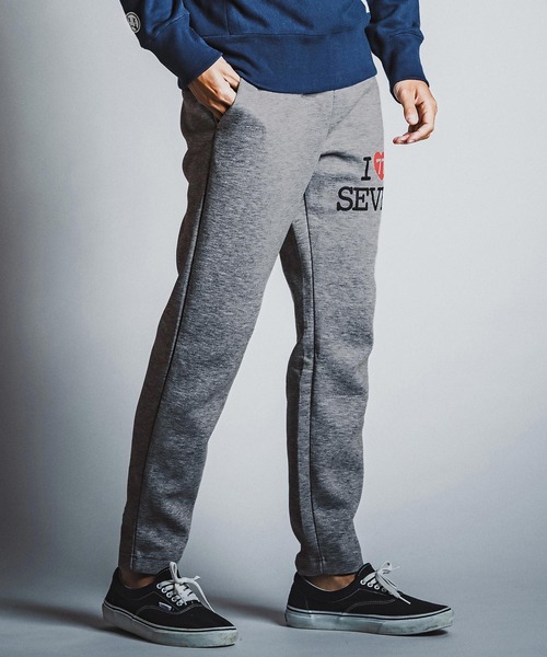 seventy seven(セブンティセブン)の「mp15266- cardboard long pants (I love seven) イージーパンツ(7726W060)(その他パンツ・メンズ・ブラック/ネイビー/トップグレー・S/M/L/XL)」の4枚目の写真