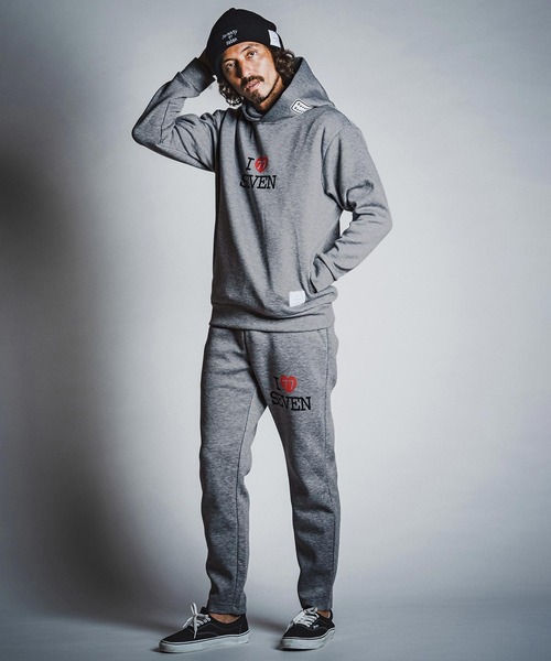 seventy seven(セブンティセブン)の「mp15266- cardboard long pants (I love seven) イージーパンツ(7726W060)(その他パンツ・メンズ・ブラック/ネイビー/トップグレー・S/M/L/XL)」の8枚目の写真