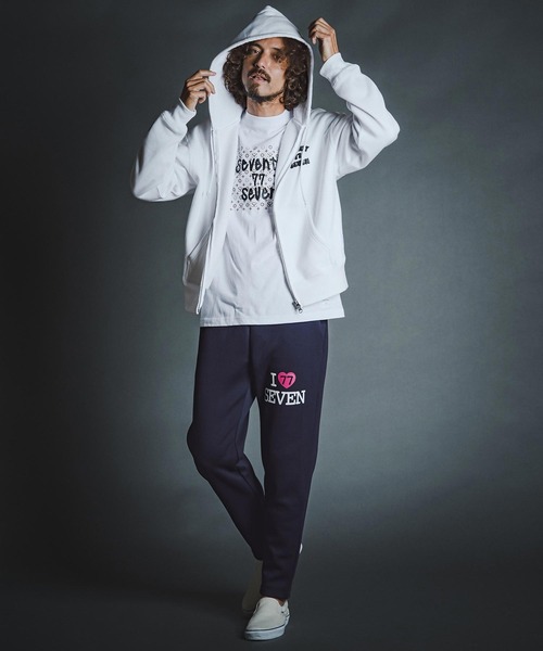 seventy seven(セブンティセブン)の「mp15266- cardboard long pants (I love seven) イージーパンツ(7726W060)(その他パンツ・メンズ・ブラック/ネイビー/トップグレー・S/M/L/XL)」の18枚目の写真