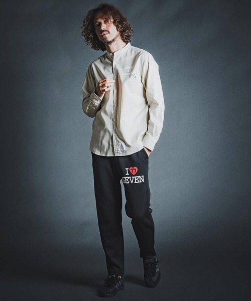 seventy seven(セブンティセブン)の「mp15266- cardboard long pants (I love seven) イージーパンツ(7726W060)(その他パンツ・メンズ・ブラック/ネイビー/トップグレー・S/M/L/XL)」の22枚目の写真
