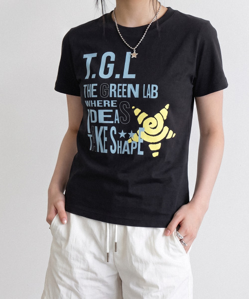THE GREEN LAB（ザグリーンラボ）の「TGL スパン半袖Tシャツ [ライムイエロー]（Tシャツ/カットソー・レディース・その他・FREE）」の5枚目の写真