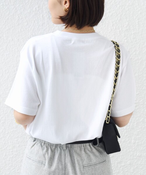 SHIPS(シップス)の「【SHIPS別注】GOOD ROCK SPEED: PHOTO TEE(Tシャツ/カットソー・レディース・ホワイト/ホワイト系その他/ダークグレー/ブラック・ONE SIZE)」の9枚目の写真