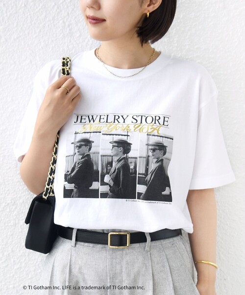 SHIPS(シップス)の「【SHIPS別注】GOOD ROCK SPEED: PHOTO TEE(Tシャツ/カットソー・レディース・ホワイト/ホワイト系その他/ダークグレー/ブラック・ONE SIZE)」の11枚目の写真