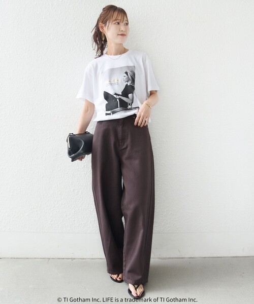 SHIPS(シップス)の「【SHIPS別注】GOOD ROCK SPEED: PHOTO TEE(Tシャツ/カットソー・レディース・ホワイト/ホワイト系その他/ダークグレー/ブラック・ONE SIZE)」の12枚目の写真
