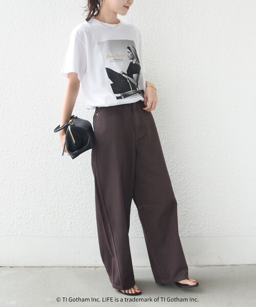 SHIPS(シップス)の「【SHIPS別注】GOOD ROCK SPEED: PHOTO TEE(Tシャツ/カットソー・レディース・ホワイト/ホワイト系その他/ダークグレー/ブラック・ONE SIZE)」の13枚目の写真
