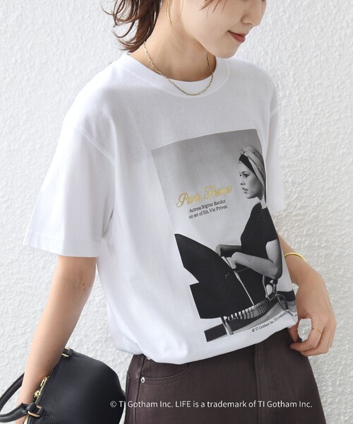 SHIPS(シップス)の「【SHIPS別注】GOOD ROCK SPEED: PHOTO TEE(Tシャツ/カットソー・レディース・ホワイト/ホワイト系その他/ダークグレー/ブラック・ONE SIZE)」の15枚目の写真