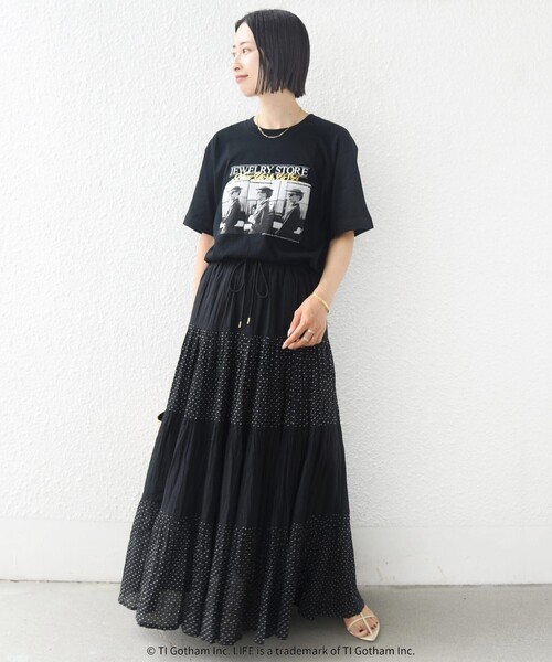 SHIPS(シップス)の「【SHIPS別注】GOOD ROCK SPEED: PHOTO TEE(Tシャツ/カットソー・レディース・ホワイト/ホワイト系その他/ダークグレー/ブラック・ONE SIZE)」の16枚目の写真