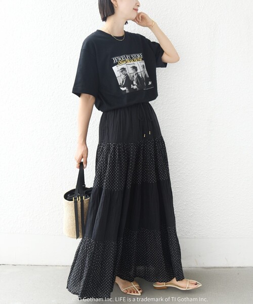 SHIPS(シップス)の「【SHIPS別注】GOOD ROCK SPEED: PHOTO TEE(Tシャツ/カットソー・レディース・ホワイト/ホワイト系その他/ダークグレー/ブラック・ONE SIZE)」の18枚目の写真