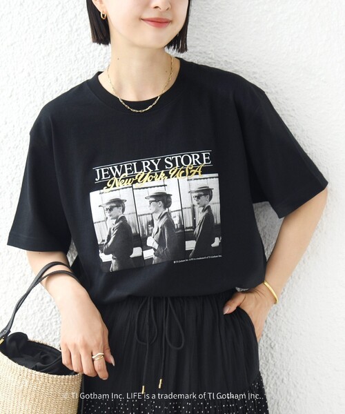 SHIPS(シップス)の「【SHIPS別注】GOOD ROCK SPEED: PHOTO TEE(Tシャツ/カットソー・レディース・ホワイト/ホワイト系その他/ダークグレー/ブラック・ONE SIZE)」の19枚目の写真