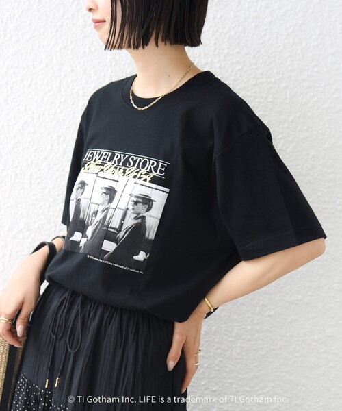 SHIPS(シップス)の「【SHIPS別注】GOOD ROCK SPEED: PHOTO TEE(Tシャツ/カットソー・レディース・ホワイト/ホワイト系その他/ダークグレー/ブラック・ONE SIZE)」の20枚目の写真