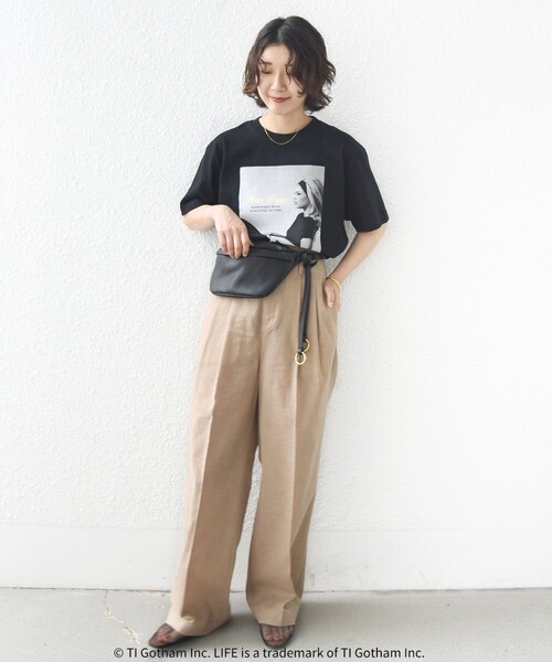 SHIPS(シップス)の「【SHIPS別注】GOOD ROCK SPEED: PHOTO TEE(Tシャツ/カットソー・レディース・ホワイト/ホワイト系その他/ダークグレー/ブラック・ONE SIZE)」の22枚目の写真