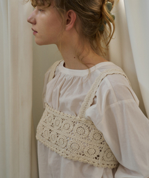 Palma Crochet Top_Beige