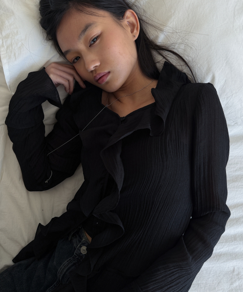 LOTSYOU(ロッツユー)の「LOTSYOU_Maleficent Blouse BLACK(シャツ/ブラウス・レディース・その他・MEDIUM/SMALL)」の4枚目の写真