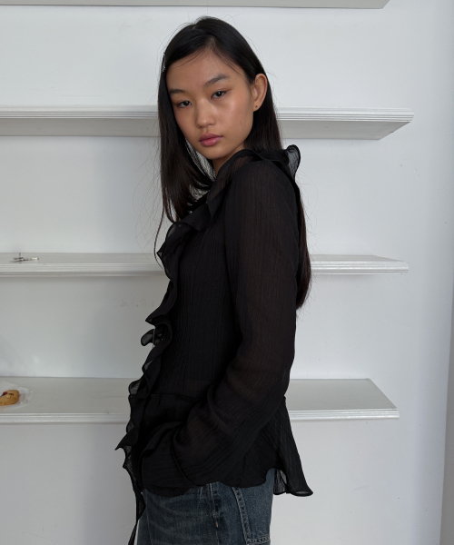 LOTSYOU(ロッツユー)の「LOTSYOU_Maleficent Blouse BLACK(シャツ/ブラウス・レディース・その他・MEDIUM/SMALL)」の5枚目の写真