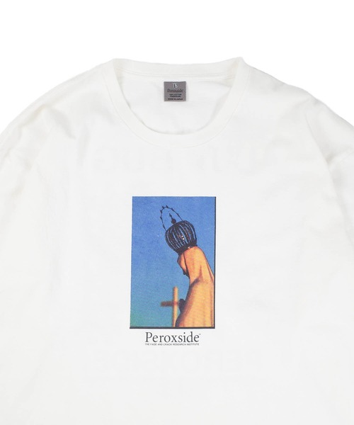 Peroxside（ペルオキシド）の「★Peroxside/ペルオキシド★PEROXSIDE LOGO LONG SLEEVE TEE（Tシャツ/カットソー・メンズ・ブラック/ホワイト・3/2）」の11枚目の写真