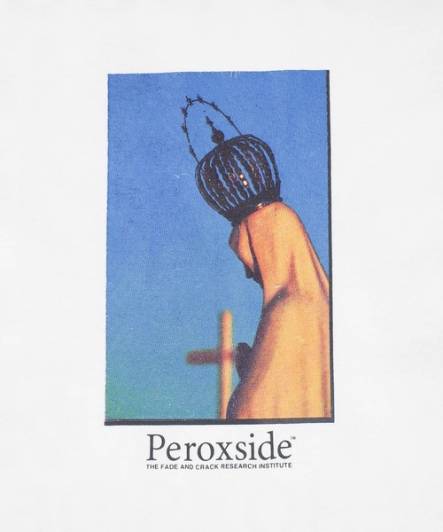 Peroxside（ペルオキシド）の「★Peroxside/ペルオキシド★PEROXSIDE LOGO LONG SLEEVE TEE（Tシャツ/カットソー・メンズ・ブラック/ホワイト・3/2）」の9枚目の写真