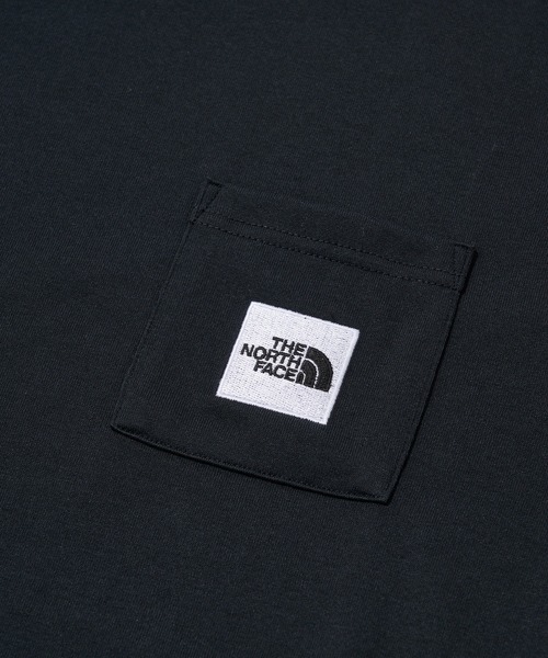 THE NORTH FACE(ザノースフェイス)の「【THE NORTH FACE】S/S SQ LG POCKET T(Tシャツ/カットソー・レディース・ホワイト/ブラック・M/L)」の6枚目の写真
