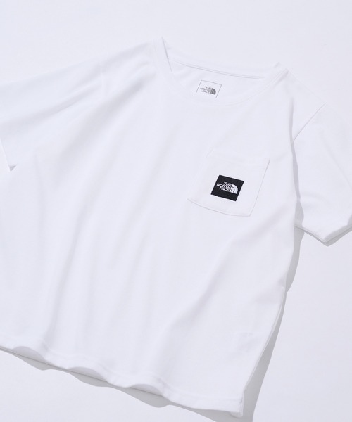 THE NORTH FACE(ザノースフェイス)の「【THE NORTH FACE】S/S SQ LG POCKET T(Tシャツ/カットソー・レディース・ホワイト/ブラック・M/L)」の20枚目の写真