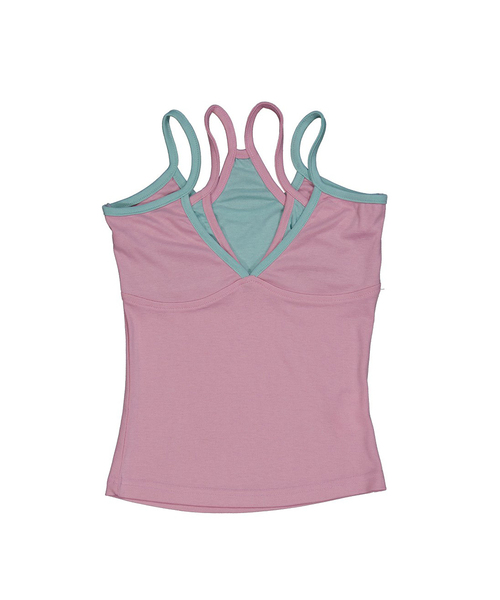WAVEGIRL（ウェーブガール）の「Any Call Sleeveless (4Color)（Tシャツ/カットソー・レディース・ブラック/PINK/カーキ/ブルー/ライトグレー・FREE）」の5枚目の写真