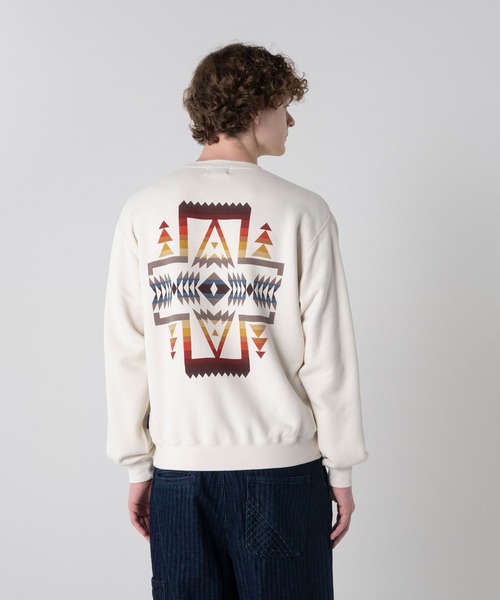 PENDLETON(ペンドルトン)の「吊り裏毛 バックグラフィック スウェット(スウェット・メンズ・ブラウン/ブラック/ライトグレー系/Cobalt/サックスブルー系・X-LARGE/MEDIUM/LARGE)」の4枚目の写真