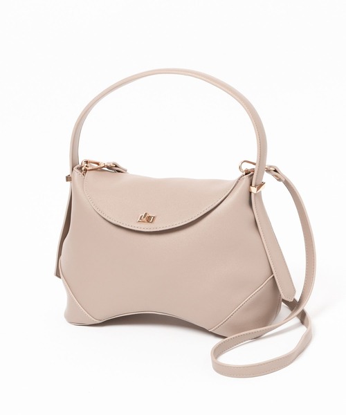 Andemiu(アンデミュウ)の「ボトムラウンドBAG/1057294(ハンドバッグ・レディース・ブラック/ベージュ/ピンク・FREE)」の9枚目の写真