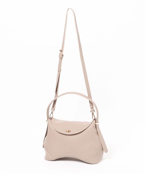 Andemiu(アンデミュウ)の「ボトムラウンドBAG/1057294(ハンドバッグ・レディース・ブラック/ベージュ/ピンク・FREE)」の10枚目の写真
