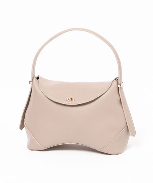 Andemiu(アンデミュウ)の「ボトムラウンドBAG/1057294(ハンドバッグ・レディース・ブラック/ベージュ/ピンク・FREE)」の11枚目の写真