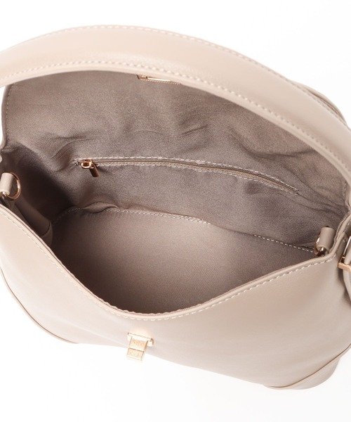 Andemiu(アンデミュウ)の「ボトムラウンドBAG/1057294(ハンドバッグ・レディース・ブラック/ベージュ/ピンク・FREE)」の22枚目の写真
