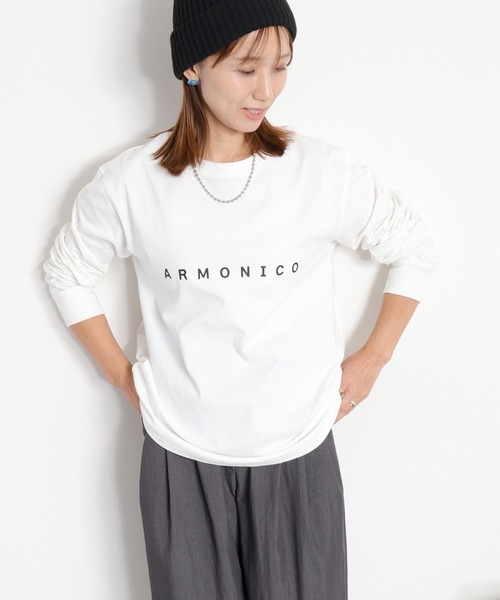 cepo(セポ)の「2wayロゴロングスリーブTee(Tシャツ/カットソー・レディース・ホワイト系2/ブラック系/ホワイト系1・M)」の2枚目の写真