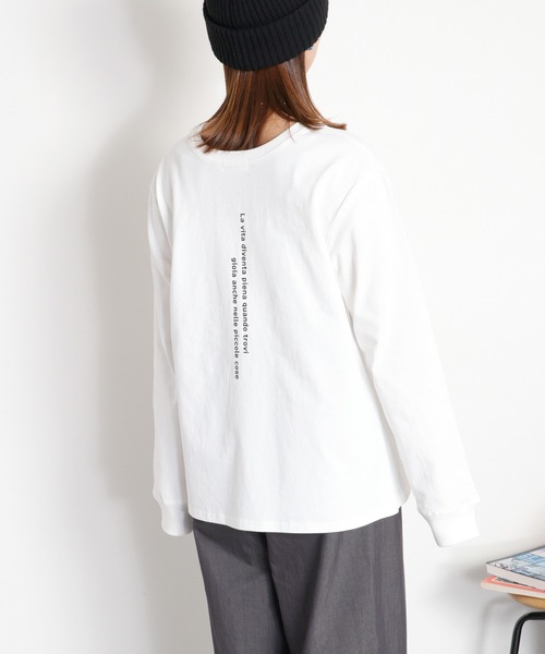cepo(セポ)の「2wayロゴロングスリーブTee(Tシャツ/カットソー・レディース・ホワイト系2/ブラック系/ホワイト系1・M)」の4枚目の写真