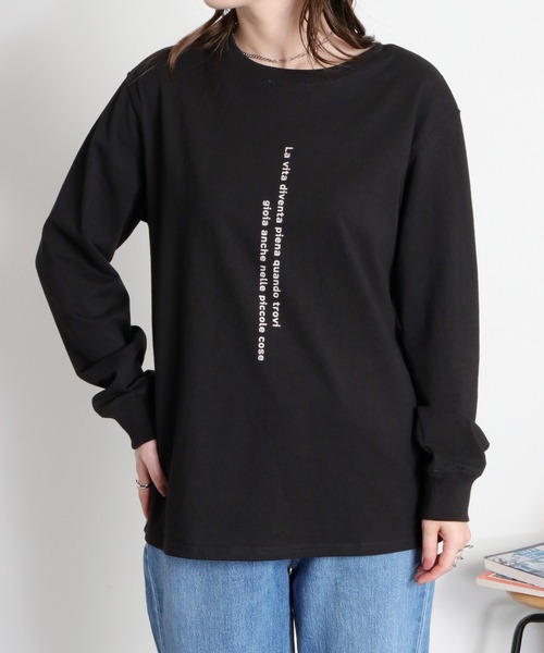 cepo(セポ)の「2wayロゴロングスリーブTee(Tシャツ/カットソー・レディース・ホワイト系2/ブラック系/ホワイト系1・M)」の20枚目の写真