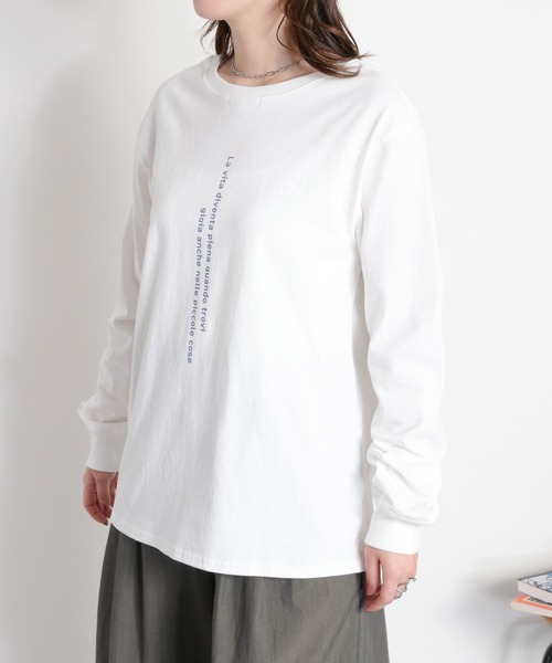 cepo(セポ)の「2wayロゴロングスリーブTee(Tシャツ/カットソー・レディース・ホワイト系2/ブラック系/ホワイト系1・M)」の16枚目の写真
