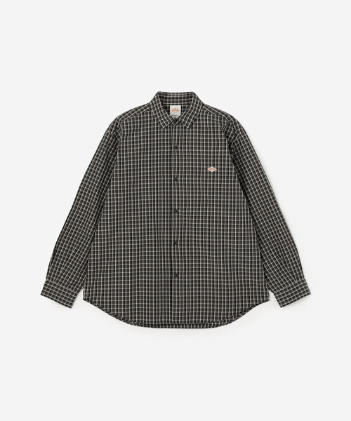 DANTON Nylon Tafeta Regular Collar — мужская рубашка с длинным рукавом