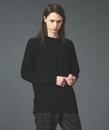 5351 POUR LES HOMMES（ゴーサンゴーイチプールオム）の「ジオメトリック ニットジャカード ロングスリーブ プルオーバー（ニット/セーター）」