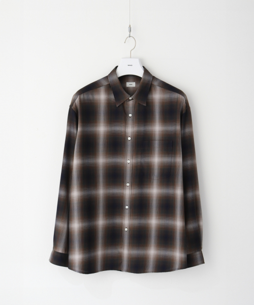 WHAGI(ワギ)の「アキタクトシャツ(ブラウンチェック)(シャツ/ブラウス・レディース・その他・SMALL/MEDIUM)」の1枚目の写真