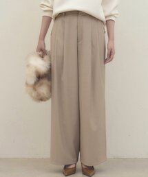 LOUNGEDRESS | 《履くだけで美シルエット》タックワイドパンツ(その他パンツ)