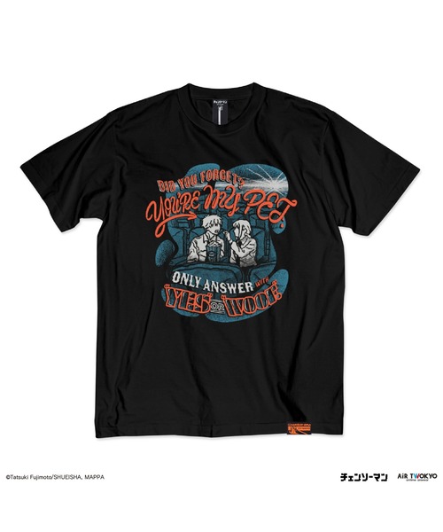 AIR TWOKYO(エアトゥーキョー)の「TVアニメ『チェンソーマン』イラストTシャツ 3(Tシャツ/カットソー・レディース・ブラック・SMALL/MEDIUM/LARGE/X-LARGE)」の1枚目の写真