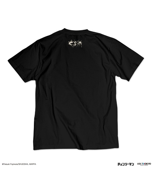 AIR TWOKYO(エアトゥーキョー)の「TVアニメ『チェンソーマン』イラストTシャツ 3(Tシャツ/カットソー・レディース・ブラック・SMALL/MEDIUM/LARGE/X-LARGE)」の2枚目の写真