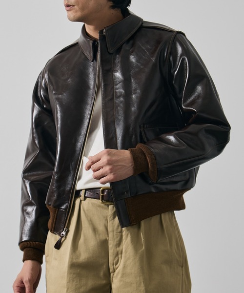 Buzz Rickson's（バズリクソンズ）の「【BUZZ RICKSON’S/バズリクソンズ】A-2 ROUGHWEAR CLOTHING CO. CONTRACT No.23380（ブルゾン・メンズ・ブラウン・42/40/38）」の2枚目の写真